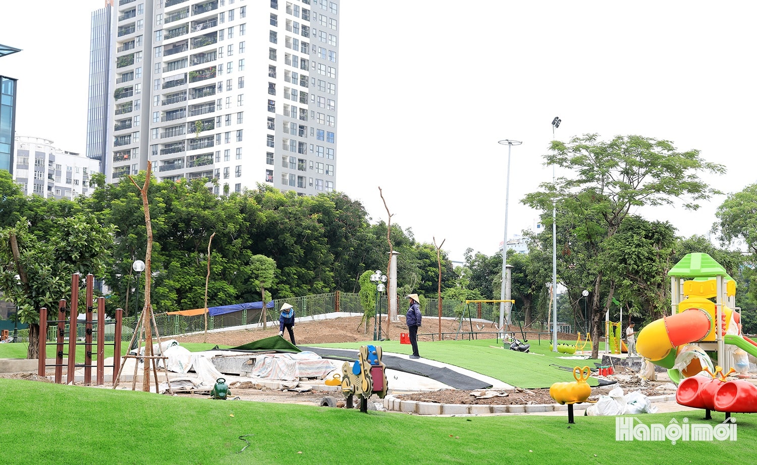 Không gian mới khang trang, hiện đại của Công viên Cầu Giấy- Ảnh 7.