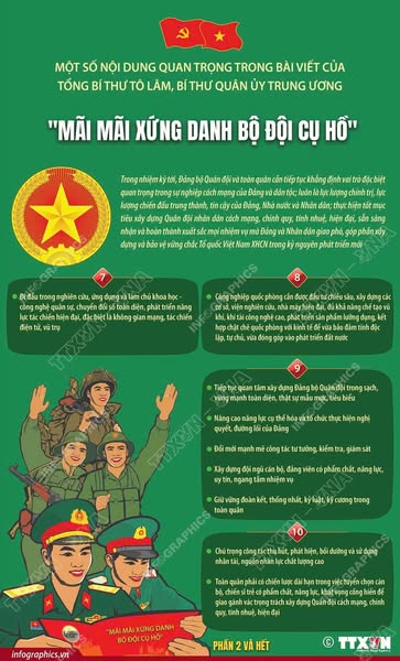 Một số nội dung quan trọng trong bài viết của Tổng Bí thư Tô Lâm, Bí thư Quân ủy Trung ương: 'Mãi mãi xứng danh Bộ đội Cụ Hồ'- Ảnh 2.