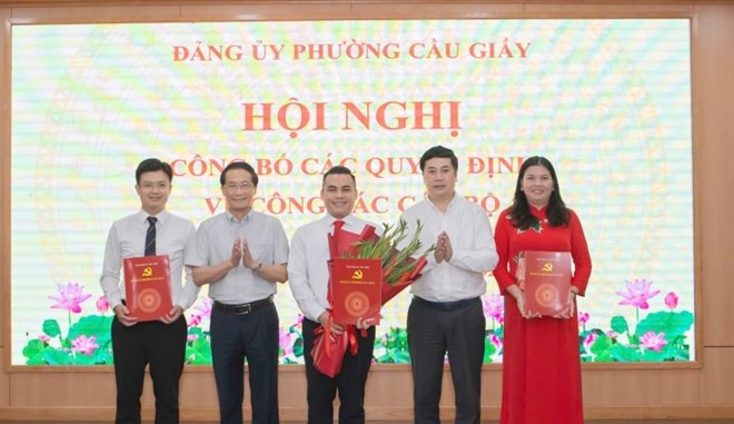 Thành lập Công đoàn phường Cầu Giấy trực thuộc LĐLĐ Thành phố Hà Nội- Ảnh 1.