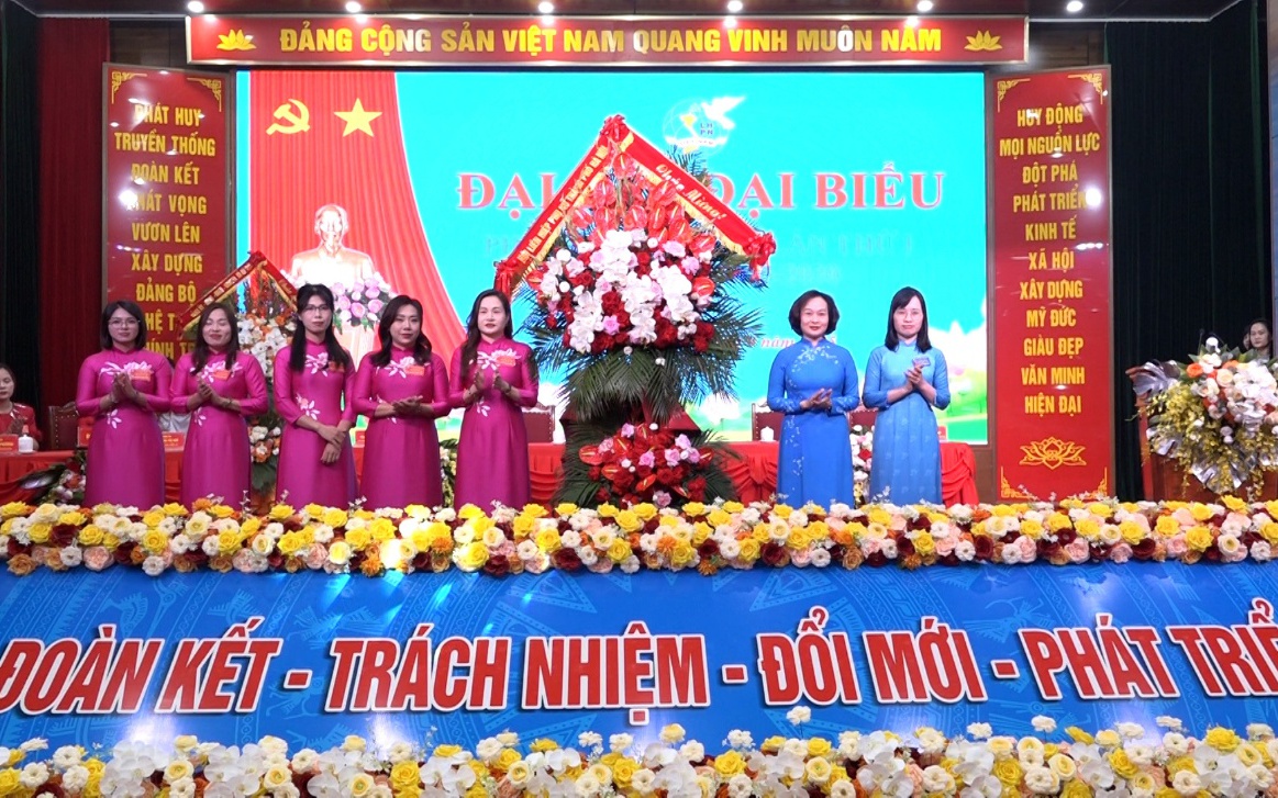 Hội Liên hiệp phụ nữ xã Mỹ Đức tổ chức thành công Đại hội đại biểu lần thứ I, nhiệm kỳ 2025-2030