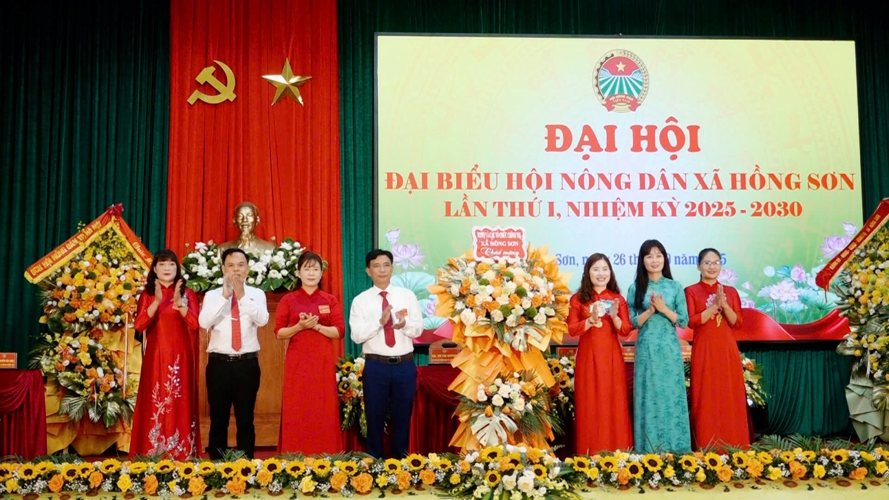 Hội Nông dân xã Hồng Sơn “Đoàn kết - Hành động - Sáng tạo - Phát triển” xây dựng quê hương giàu đẹp, văn minh, hiện đại- Ảnh 3.