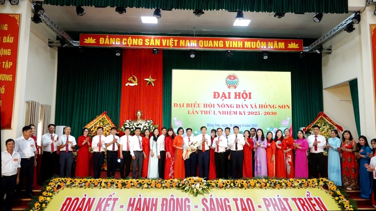 Hội Nông dân xã Hồng Sơn “Đoàn kết - Hành động - Sáng tạo - Phát triển” xây dựng quê hương giàu đẹp, văn minh, hiện đại- Ảnh 7.