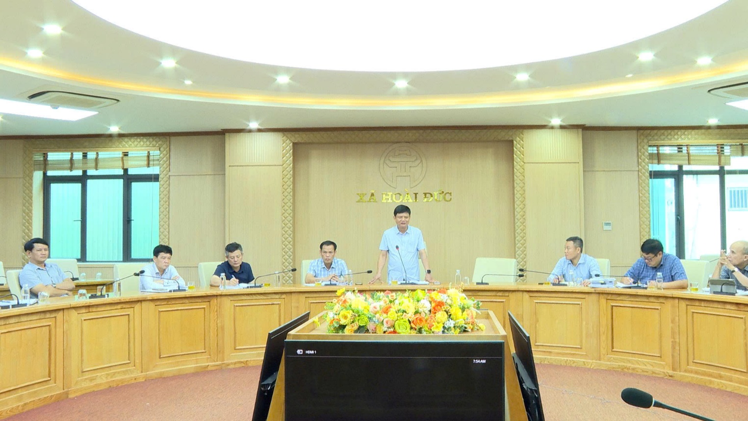 UBND xã Hoài Đức triển khai thực hiện Quyết định cưỡng chế buộc thực hiện biện pháp khắc phục hậu quả trong lĩnh vực đất đai- Ảnh 1.