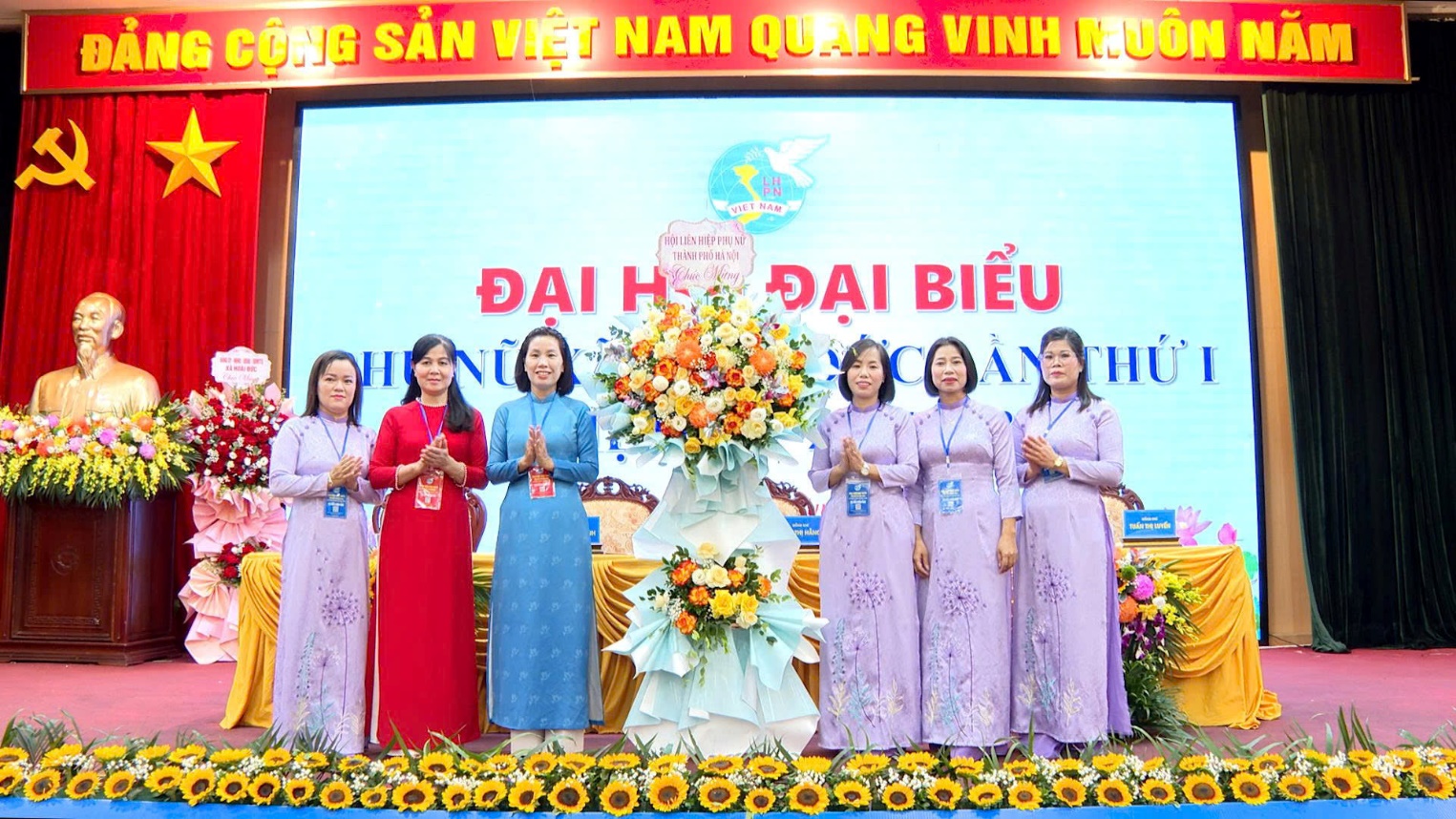 Đại hội đại biểu Hội Liên hiệp Phụ nữ xã Hoài Đức lần thứ I, nhiệm kỳ 2025-2030- Ảnh 1.