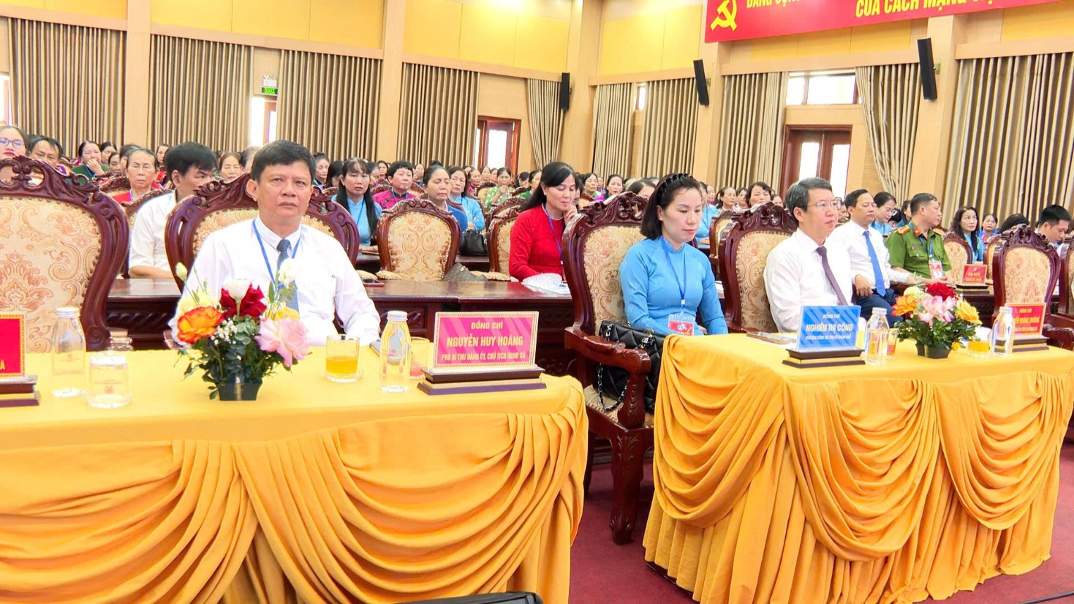 Đại hội đại biểu Hội Liên hiệp Phụ nữ xã Hoài Đức lần thứ I, nhiệm kỳ 2025-2030- Ảnh 8.