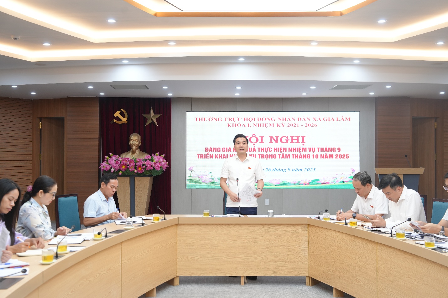 HĐND xã Gia Lâm đánh giá kết quả thực hiện nhiệm vụ tháng 9 triển khai nhiệm vụ trọng tâm tháng 10/2025.- Ảnh 4.