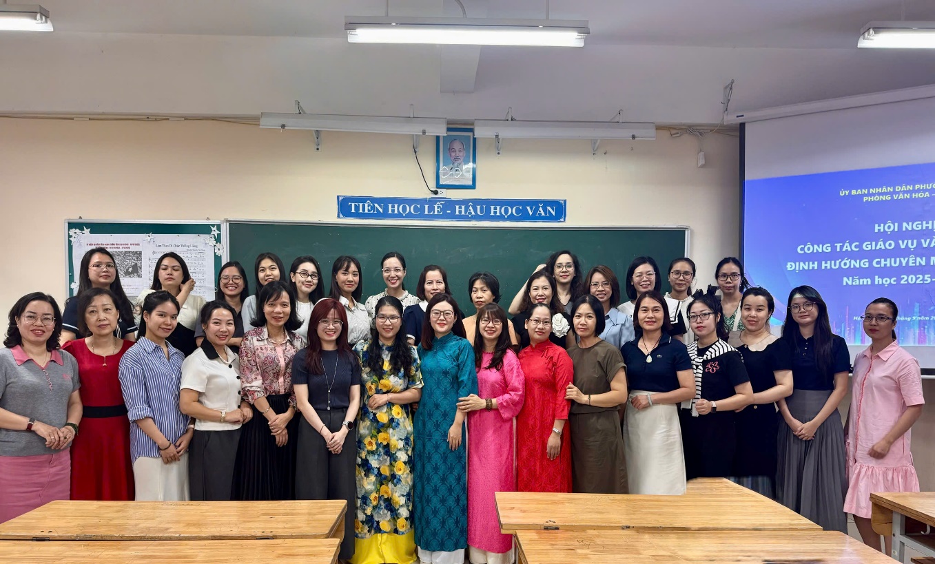 Giảng Võ: Hội nghị giáo vụ (cấp THCS) năm học 2025–2026: Định hướng, đổi mới và phát triển- Ảnh 4.