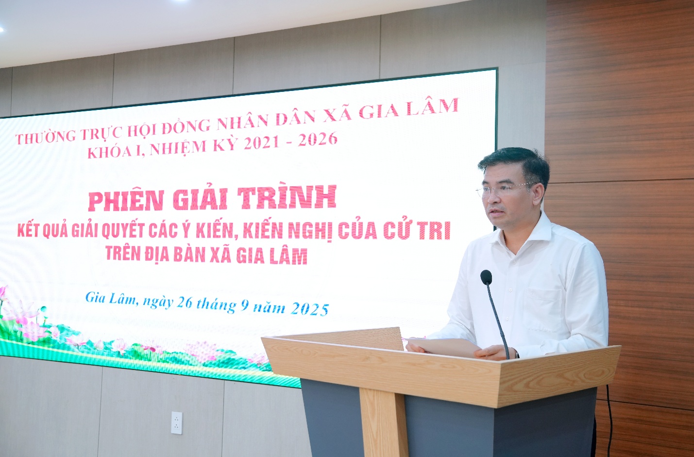 HĐND xã Gia Lâm tổ chức phiên giải trình kết quả giải quyết kiến nghị cử tri- Ảnh 4.