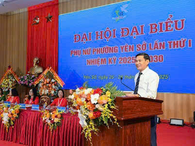 Đại hội đại biểu Phụ nữ phường Yên Sở lần thứ I, nhiệm kỳ 2025-2030: Dấu mốc mới cho phong trào phụ nữ sau sắp xếp địa giới hành chính- Ảnh 4.