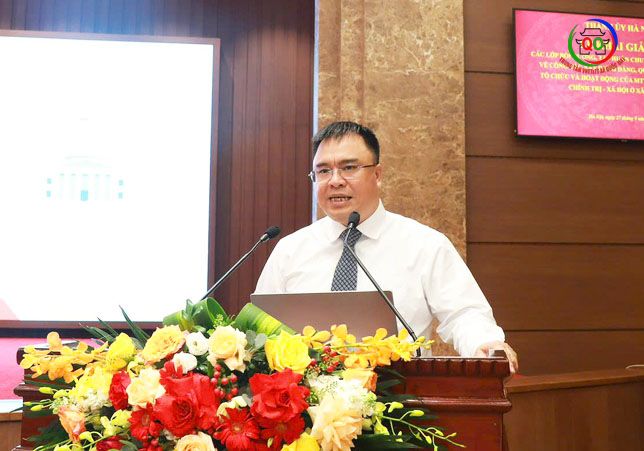 Hà Nội: Tập huấn chuyên môn, nghiệp vụ công tác xây dựng Đảng, quản lý nhà nước, MTTQ và các đoàn thể cho 373 lãnh đạo xã, phường- Ảnh 4.