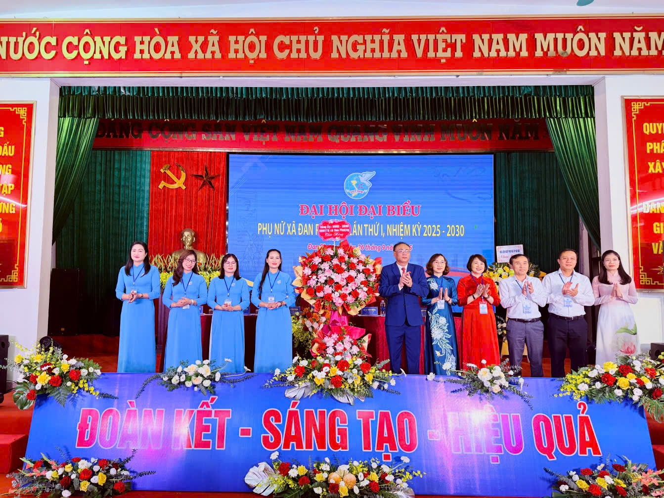 Đại hội Đại biểu Hội LHPN xã Đan Phượng lần thứ I, nhiệm kỳ 2025-2030.- Ảnh 1.