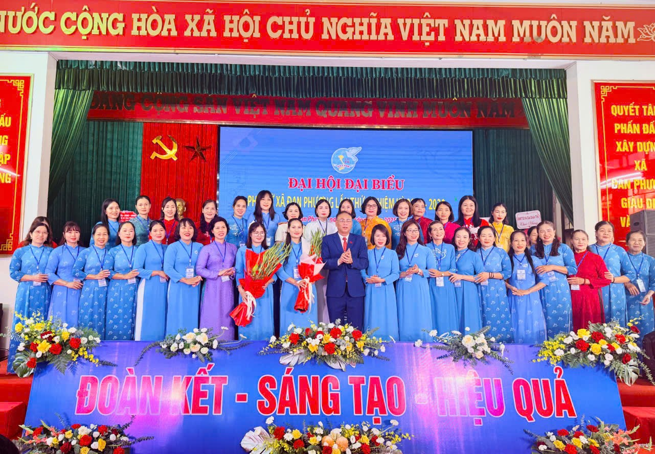 Đại hội Đại biểu Hội LHPN xã Đan Phượng lần thứ I, nhiệm kỳ 2025-2030.- Ảnh 3.