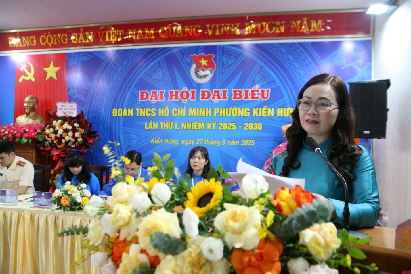Đại hội Đoàn Thanh niên Phường Kiến Hưng nhiệm kỳ 2025-2030: “Đoàn kết - Tiên phong - Sáng tạo - Phát triển”- Ảnh 10.