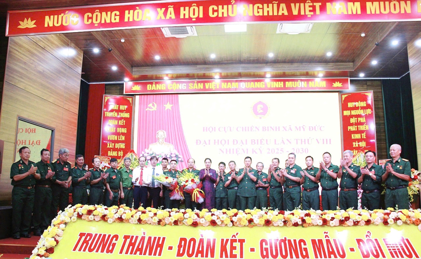 Đại hội đại biểu Hội CCB xã Mỹ Đức lần thứ VIII, nhiệm kỳ 2025 – 2030 đặt mục tiêu chuyển đổi số, xây dựng Hội vững mạnh toàn diện- Ảnh 7.