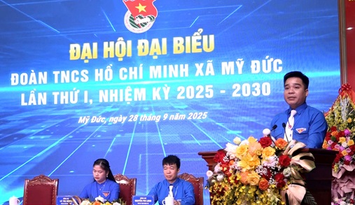 Tuổi trẻ Mỹ Đức bản lĩnh, tự tin, sẵn sàng thực hiện chuyển đổi số trong nhiệm kỳ mới- Ảnh 1.