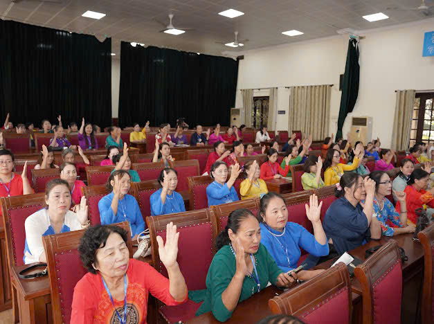 Đại hội đại biểu phụ nữ xã Thanh Trì lần thứ  I, nhiệm kỳ 2025 – 2030: Chuyển đổi số- Ảnh 1.