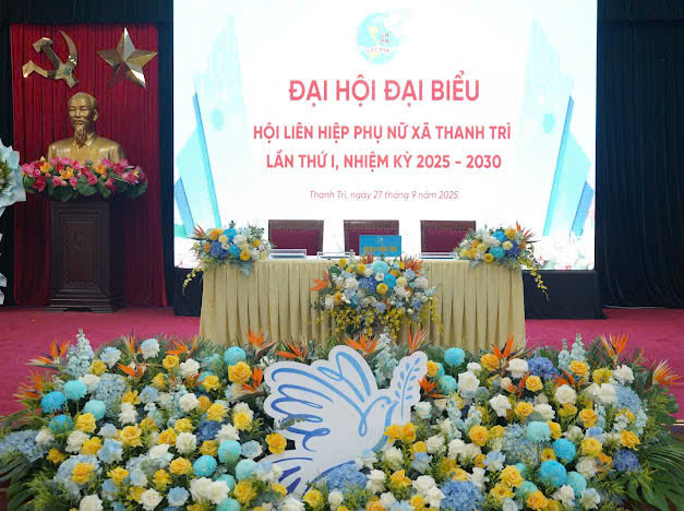 Đại hội đại biểu phụ nữ xã Thanh Trì lần thứ  I, nhiệm kỳ 2025 – 2030: Chuyển đổi số- Ảnh 2.