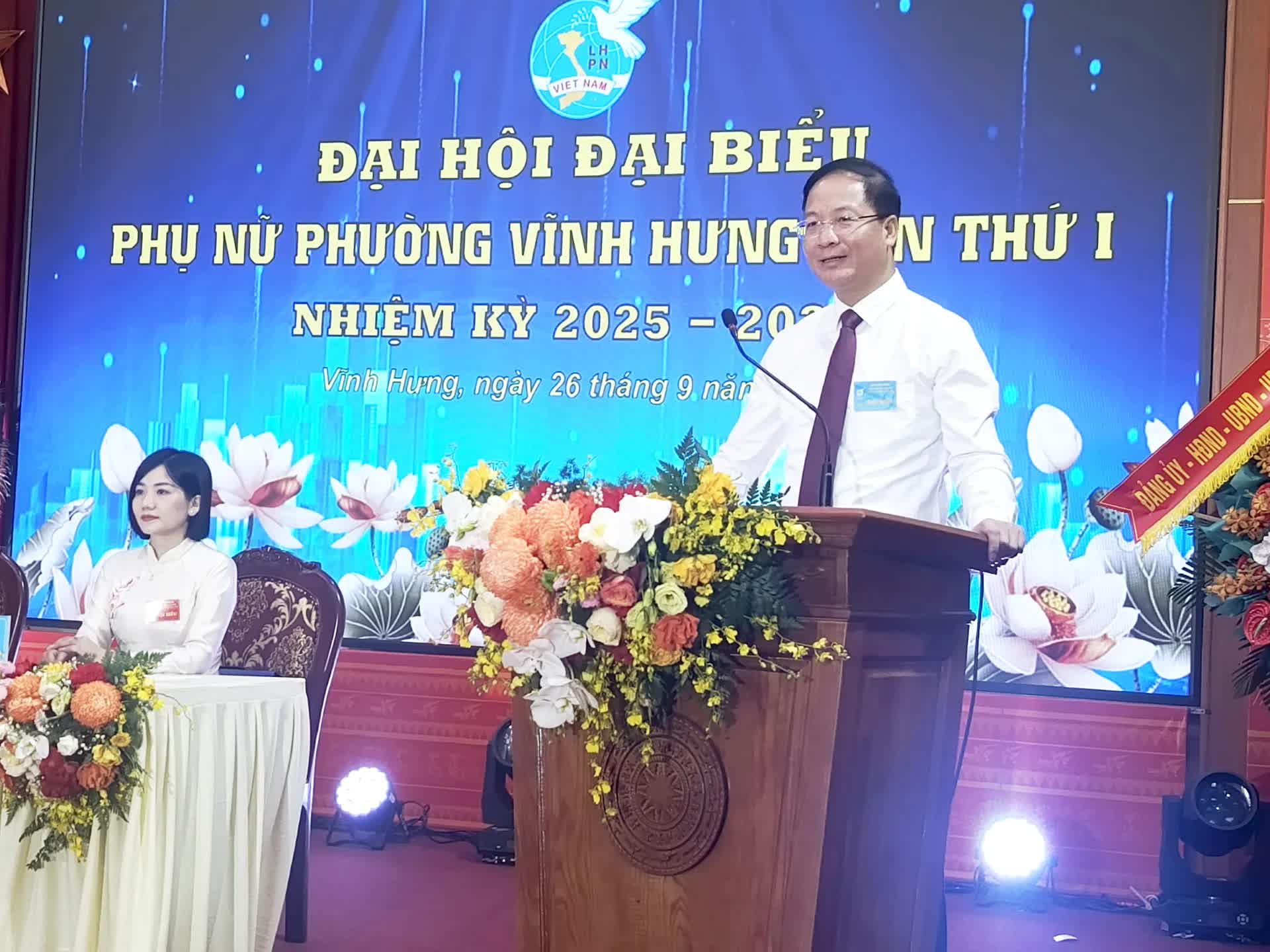 Đại hội đại biểu Phụ nữ phường Vĩnh Hưng lần thứ I: Khẳng định vai trò, phát huy nội lực, hướng tới phát triển bền vững- Ảnh 2.