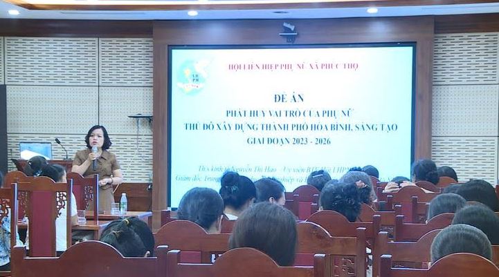 Phụ nữ xã Phúc Thọ - Bản lĩnh – Trí tuệ - Khát vọng vươn mình cùng kỷ nguyên mới- Ảnh 2.