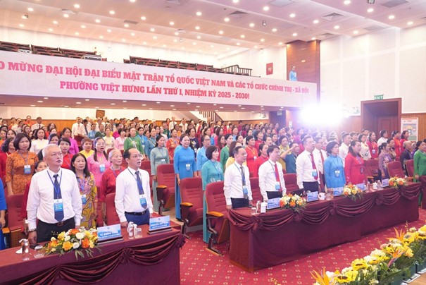 Đại hội đại biểu Phụ nữ phường Việt Hưng lần thứ I, nhiệm kỳ 2025-2030 thành công tốt đẹp- Ảnh 1.