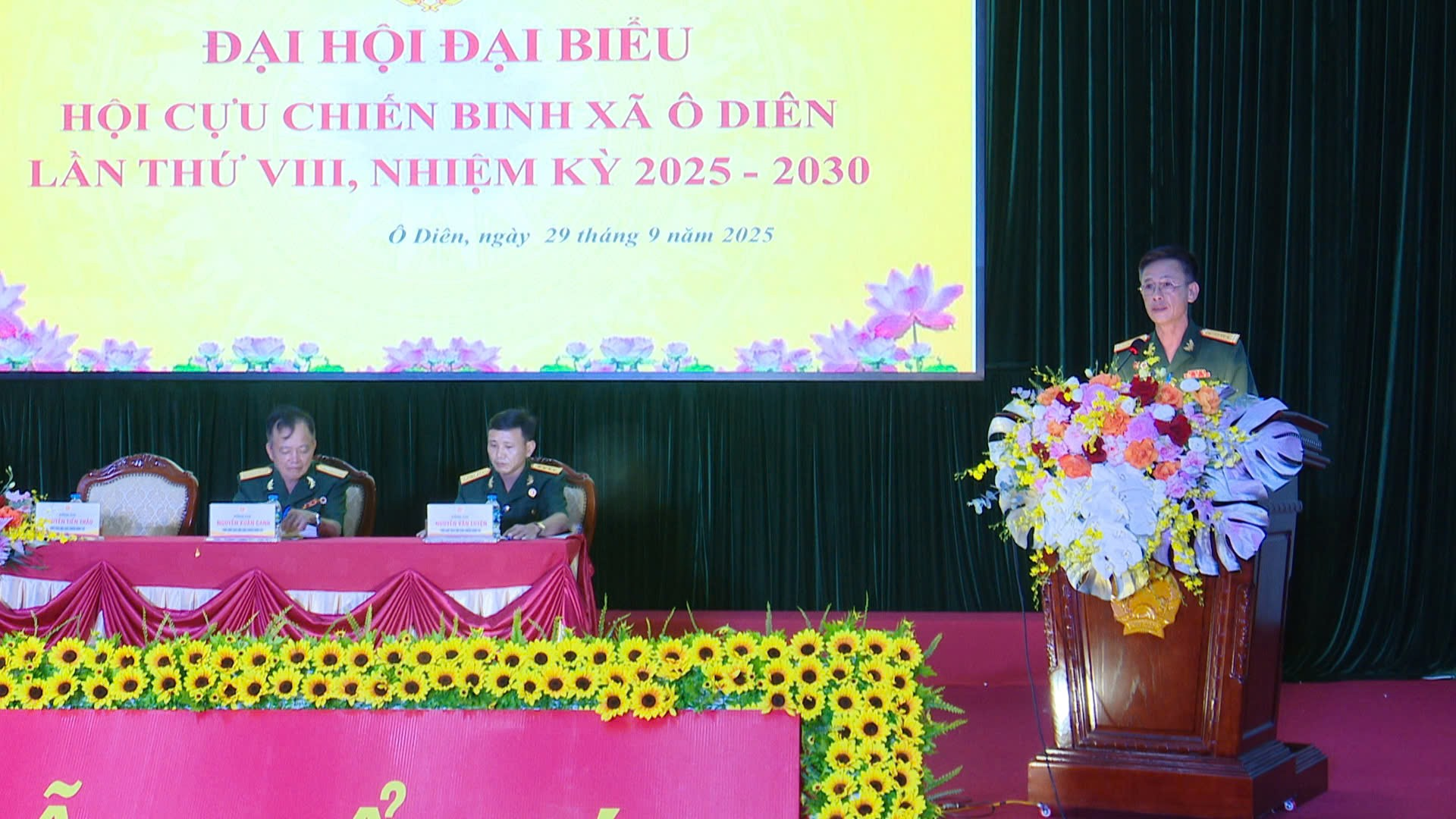 Đại hội đại biểu Hội Cựu Chiến binh xã Ô Diên lần thứ VIII, nhiệm kỳ 2025 - 2030- Ảnh 2.