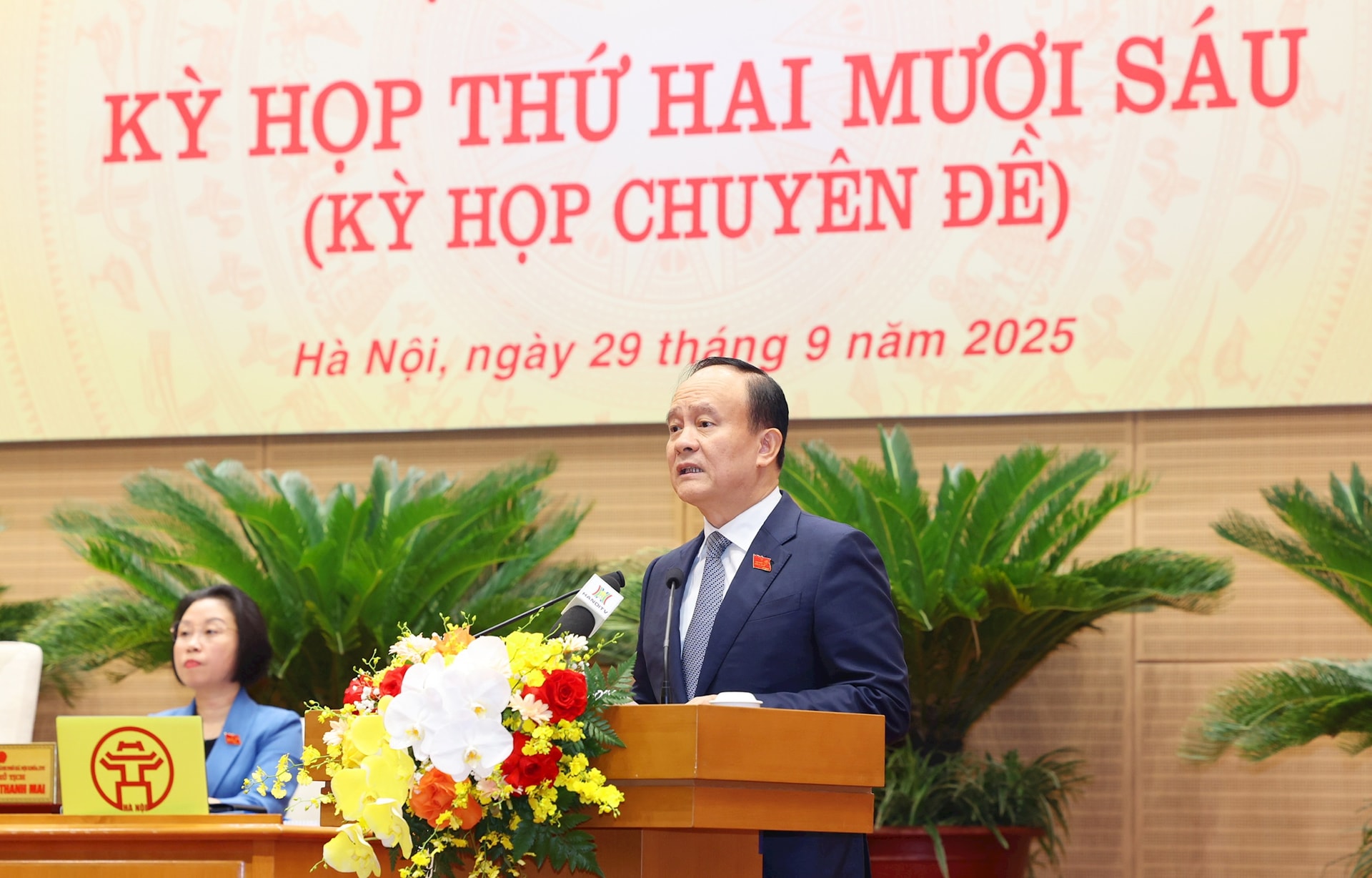 Kỳ họp thứ hai mươi sáu HĐND thành phố Hà Nội khóa XVI: Xem xét 4 nhóm vấn đề quan trọng- Ảnh 3.