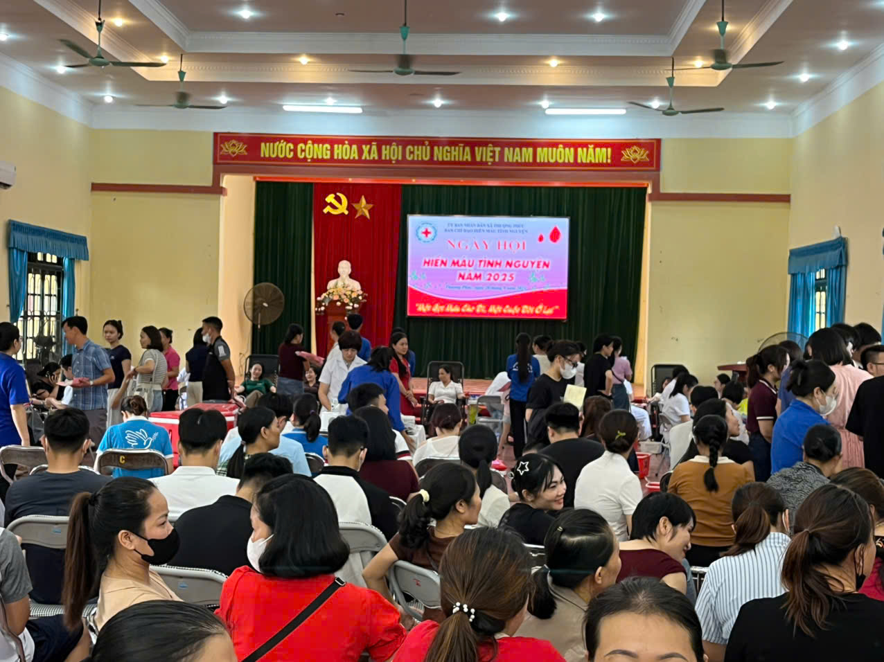 Những hình ảnh đẹp “Ngày hội hiến máu tình nguyện” xã Thượng Phúc lần thứ 1- Ảnh 1.