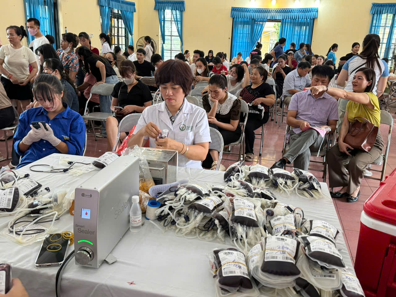 Những hình ảnh đẹp “Ngày hội hiến máu tình nguyện” xã Thượng Phúc lần thứ 1- Ảnh 11.