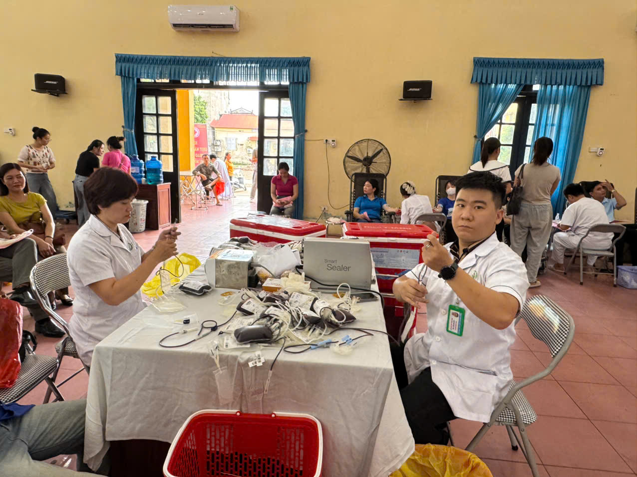 Những hình ảnh đẹp “Ngày hội hiến máu tình nguyện” xã Thượng Phúc lần thứ 1- Ảnh 13.