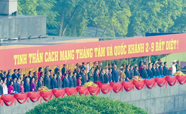 Những hình ảnh đẹp tại Lễ kỷ niệm 80 năm Cách mạng Tháng Tám và Quốc khánh 2-9- Ảnh 2.