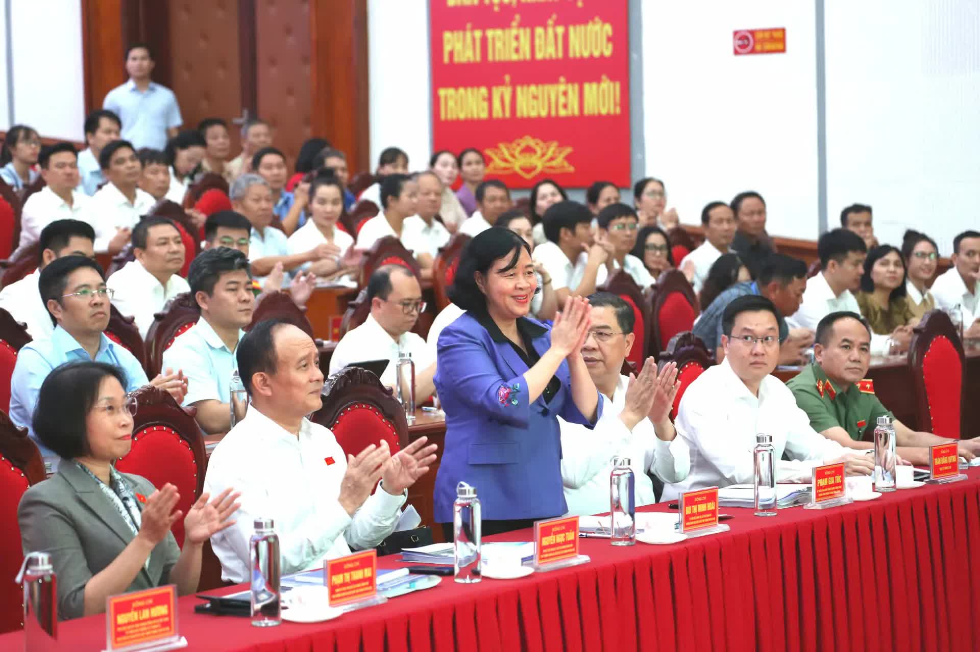 [Ảnh] Tổng Bí thư Tô Lâm tiếp xúc cử tri 9 xã Hà Nội trước Kỳ họp thứ 10 Quốc hội khóa XV- Ảnh 4.