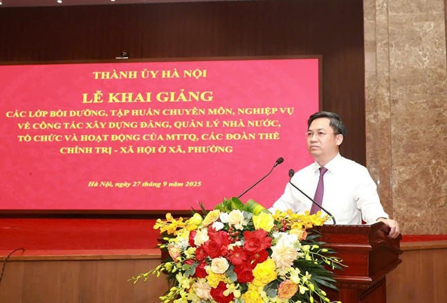 Sơn Đồng dự bồi dưỡng, tập huấn nghiệp vụ công tác xây dựng Đảng, quản lý nhà nước- Ảnh 4.