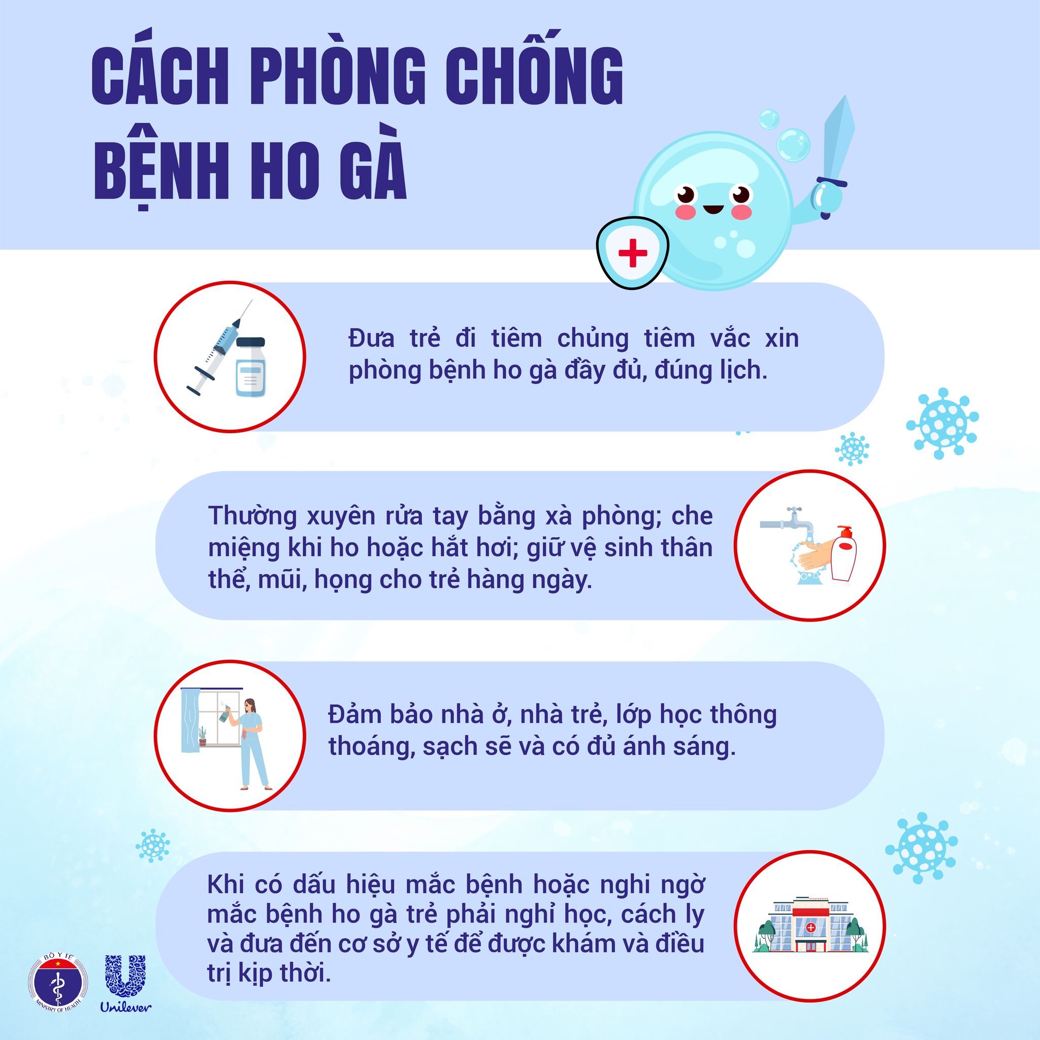 HO GÀ Ở TRẺ EM DỄ DIỄN BIẾN NẶNG VÀ GÂY BIẾN CHỨNG NGUY HIỂM NẾU KHÔNG ĐƯỢC PHÁT HIỆN SỚM