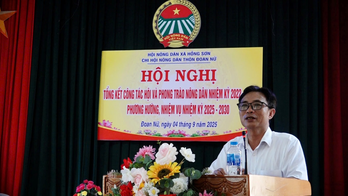 Chi hội Nông dân thôn Đoan Nữ tổng kết công tác Hội và phong trào nông dân giai đoạn 2022 - 2025- Ảnh 6.