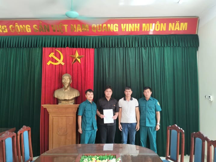 Em Đỗ Khắc Thịnh, SN 2004 Thôn Yên Lạc xã Hòa Phú viết đơn tình nguyện nhập ngũ năm 2026- Ảnh 1.