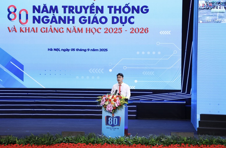 TỔNG THUẬT: Lễ khai giảng đặc biệt của 1,6 triệu thầy, cô và gần 26 triệu học sinh, sinh viên- Ảnh 11.