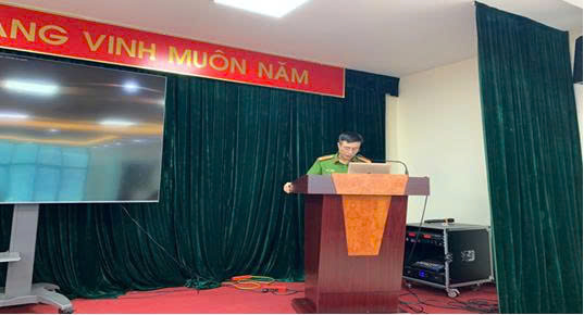 Phòng Cảnh sát PCCC&NCH - CATP Hà Nội triển khai Hội nghị tập huấn, hướng dẫn khai báo, cập nhật thông tin của cơ sở thuộc diện quản lý Nhà nước về PCCC- Ảnh 2.