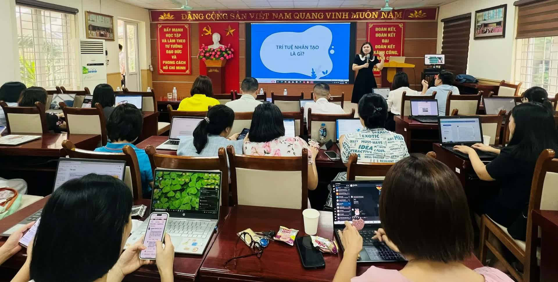 Phường Khương Đình: các trường sẵn sàng điều kiện tốt nhất đón năm học mới- Ảnh 2.