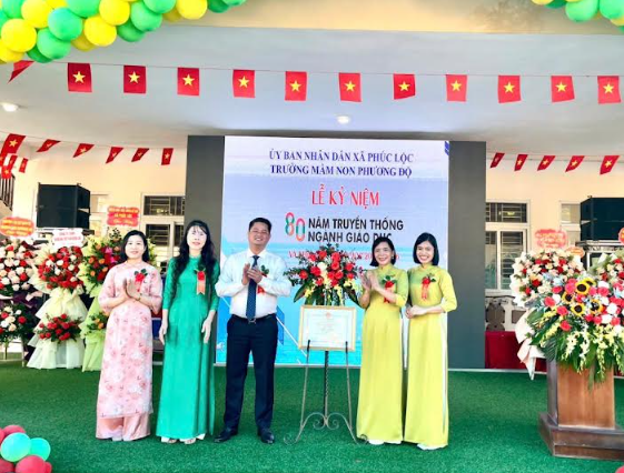 Tưng bừng Lễ khai giảng năm học mới trên địa bàn xã Phúc Lộc- Ảnh 5.