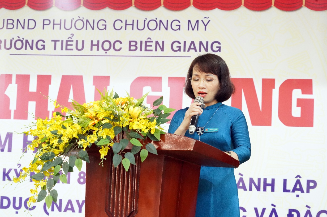 Trường Tiểu học Biên Giang long trọng tổ chức Lễ khai giảng năm học 2025 – 2026 và kỷ niệm 80 năm thành lập Bộ Quốc gia Giáo dục- Ảnh 4.