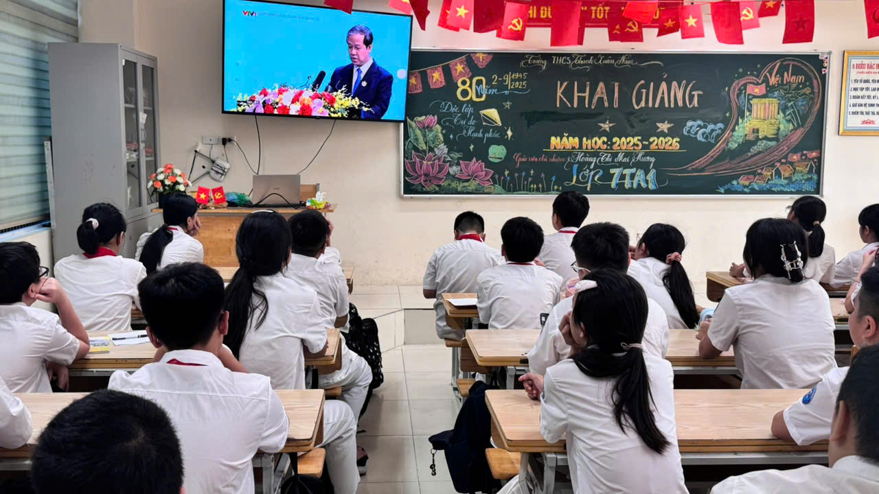 Trường THCS Thanh Xuân Nam: Vững bước vào năm học mới 2025 - 2026- Ảnh 5.