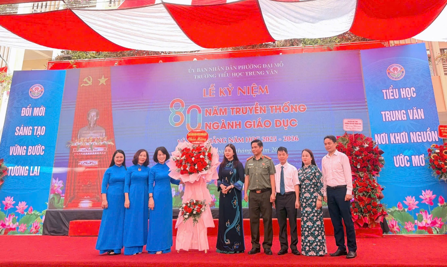 19 Trường học, hơn 11.300 học sinh phường Đại Mỗ nô nức bước vào năm học mới- Ảnh 3.