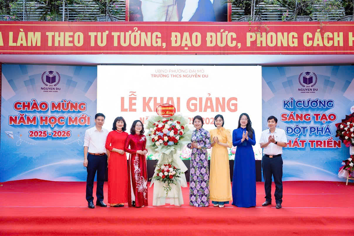 19 Trường học, hơn 11.300 học sinh phường Đại Mỗ nô nức bước vào năm học mới- Ảnh 10.