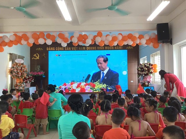 Gần 15.000 học sinh xã Sơn Đồng dự Lễ khai giảng đặc biệt- Ảnh 32.