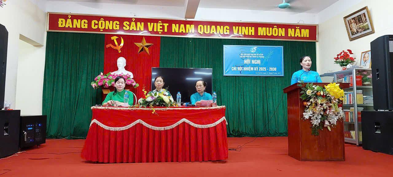 Hội Phụ nữ xã Cổ Đô chỉ đạo 31/31 Chi hội Phụ nữ cơ sở thôn tổ chức thành công hội nghị chi hội nhiệm kỳ 2025–2030.- Ảnh 1.