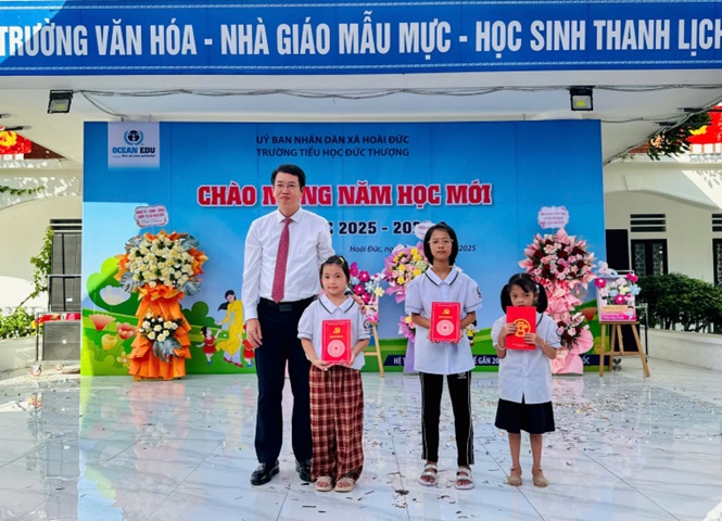 Trên 16.000 học sinh các cấp học xã Hoài Đức phấn khởi, hân hoan trong ngày khai giảng năm học mới 2025 – 2026- Ảnh 7.