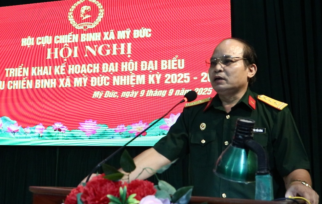 Hội Cựu chiến binh xã Mỹ Đức triển khai kế hoạch Đại hội đại biểu Hội cựu chiến binh xã lần thứ VIII, nhiệm kỳ 2025-2030- Ảnh 2.