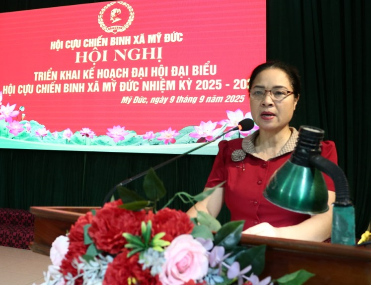 Hội Cựu chiến binh xã Mỹ Đức triển khai kế hoạch Đại hội đại biểu Hội cựu chiến binh xã lần thứ VIII, nhiệm kỳ 2025-2030- Ảnh 4.