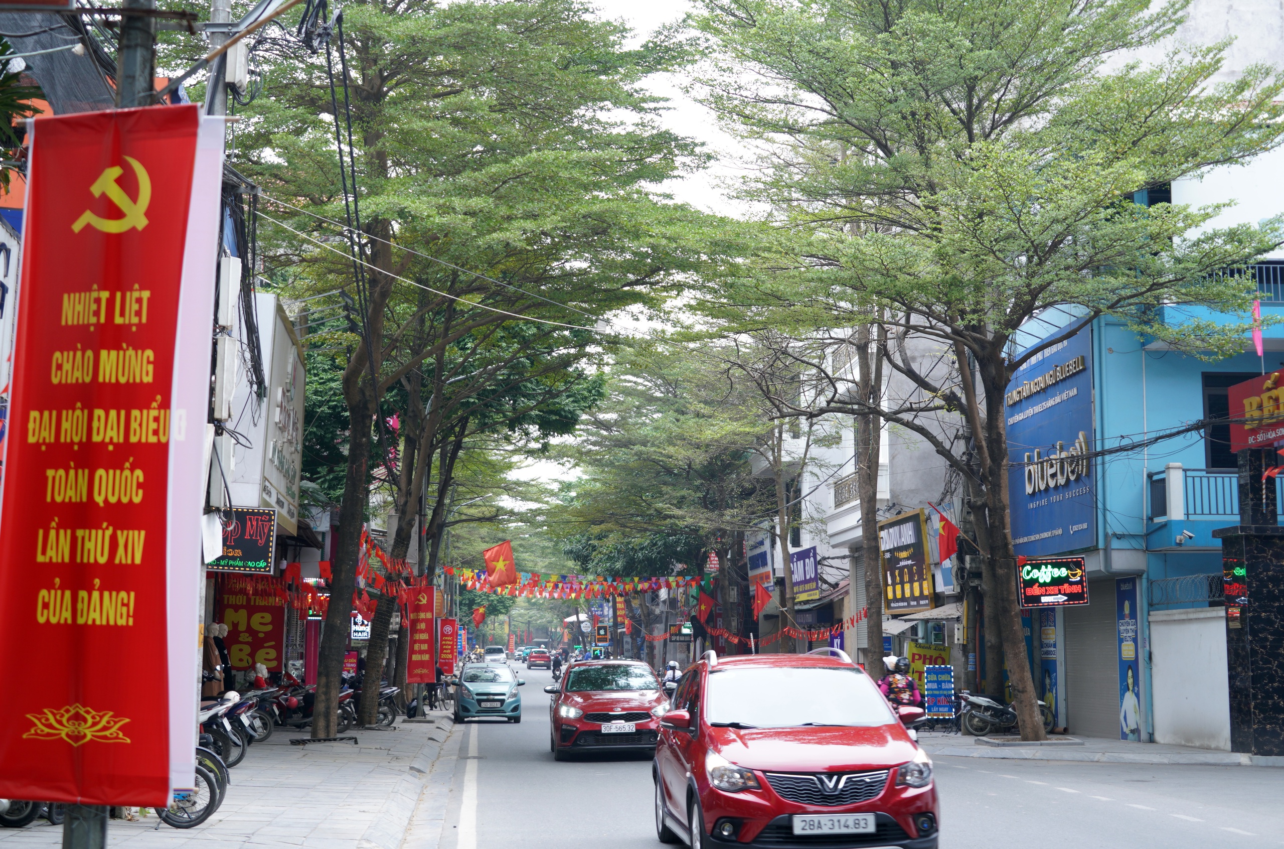 Chương Mỹ rợp cờ hoa, hân hoan đón năm mới 2026- Ảnh 2.