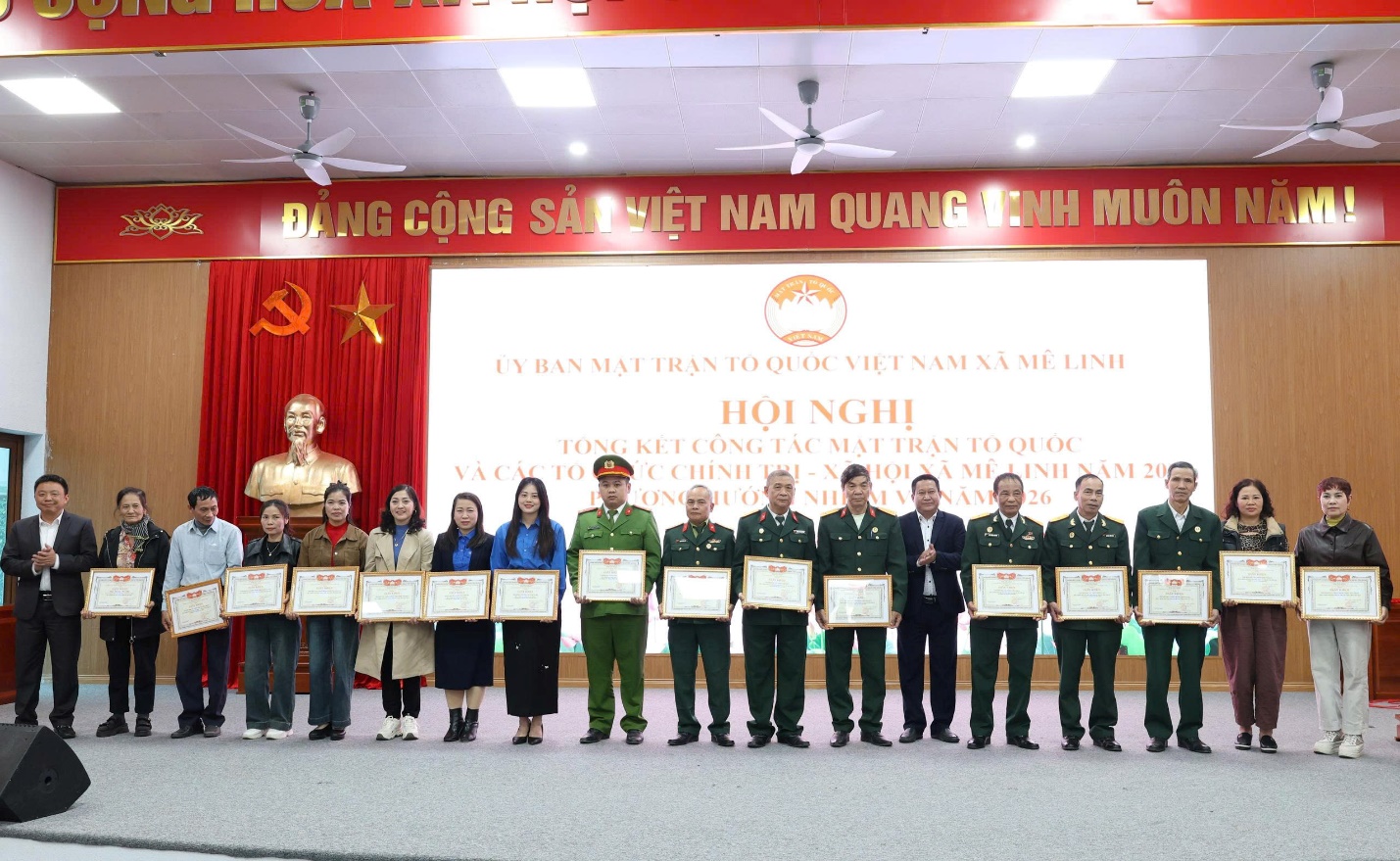Xã Mê Linh tổng kết công tác Mặt trận tổ quốc và các tổ chức Chính trị - xã hội năm 2025- Ảnh 5.